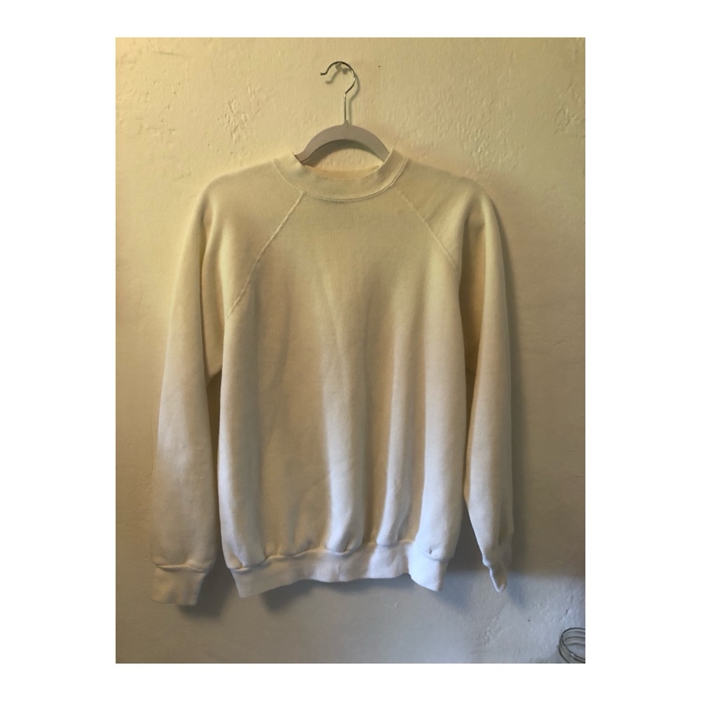 White lightweight sweater